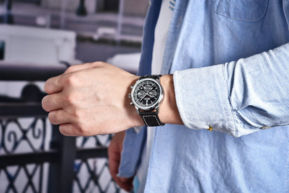Achilles Chrono Watch – 42MM Military Precision, Waterproof & Bold Design