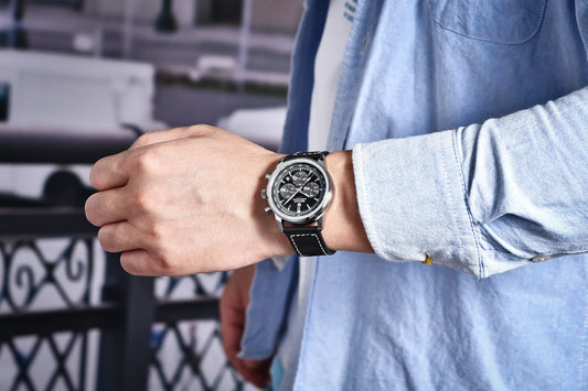 Achilles Chrono Watch – 42MM Military Precision, Waterproof & Bold Design