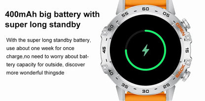 1.39" Bluetooth Smartwatch für Männer – Fitness, Herzfrequenz, Gesundheitsmonitoring, Android & IOS.