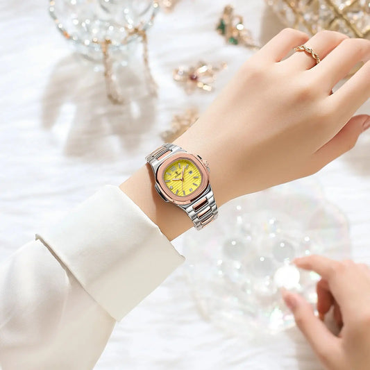 Olivia schöne Elegente Edestahl Damen Uhr