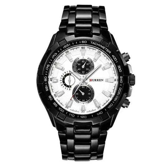 Tiberius Chrono Watch – Waterproof Military Sport & Stainless Steel Elegance