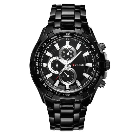Tiberius Chrono Watch – Waterproof Military Sport & Stainless Steel Elegance