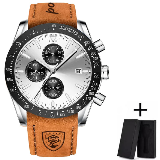 Ragnar Chrono Watch – 2024 Sport, Waterproof & Silicone Strap