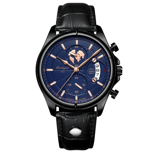 Valerius Leder Chronograph Uhr