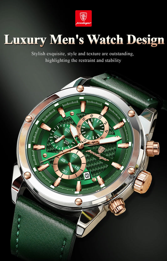 Maximus Herren Uhr aus Leder