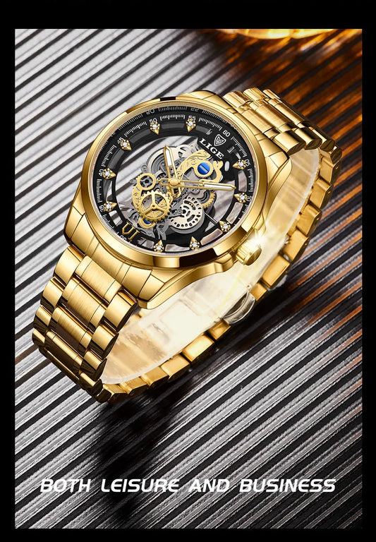 Aurelius Automatic Watch – Luxury Design, Luminous Dial & Waterproof Precision