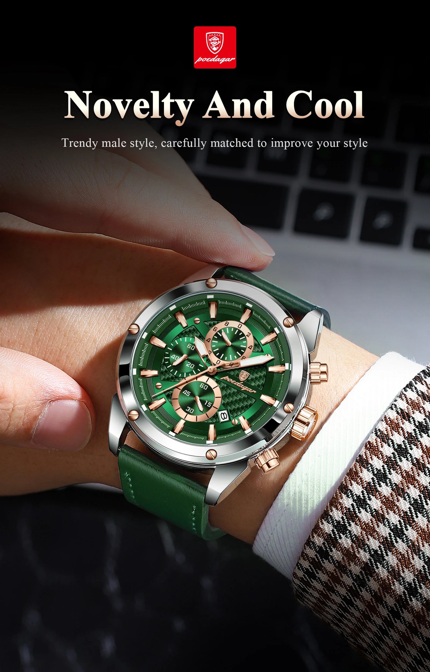 Maximus Herren Uhr aus Leder