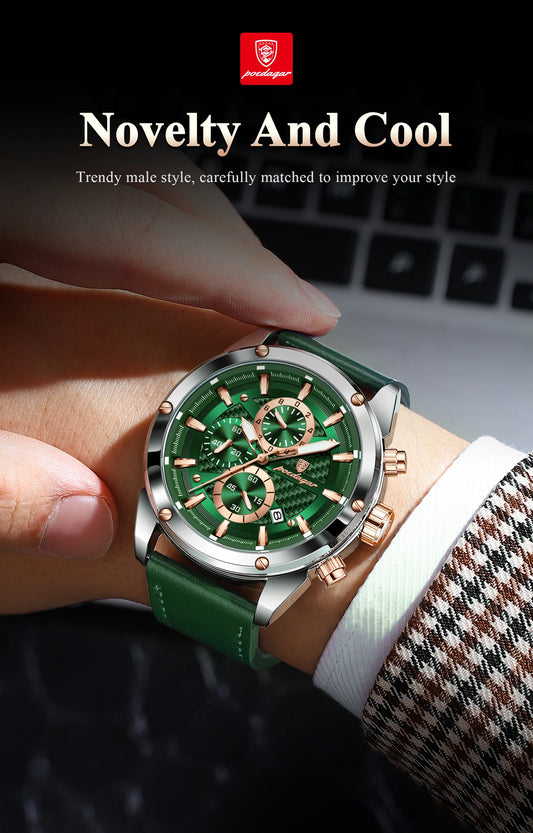 Maximus Herren Uhr aus Leder