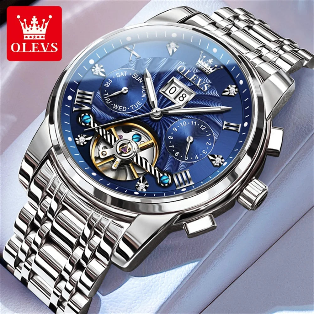 Helios Full Automatic Multi-function Herren Uhr