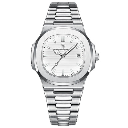 Hermes Luxus Edel Uhr aus Edelstahl
