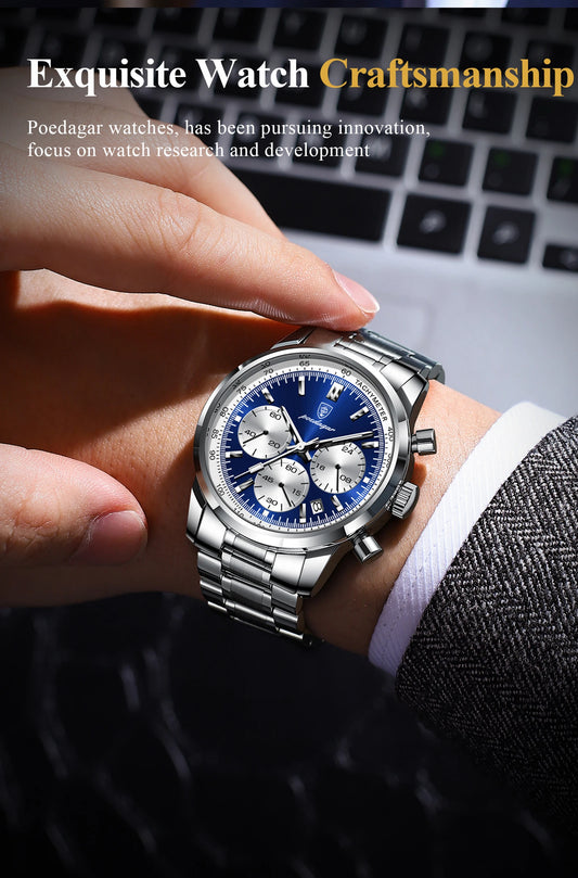 Atlas Luxury Herren Uhr Chronograph