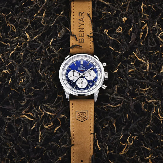 Achilles Chrono Watch – 42MM Military Precision, Waterproof & Bold Design