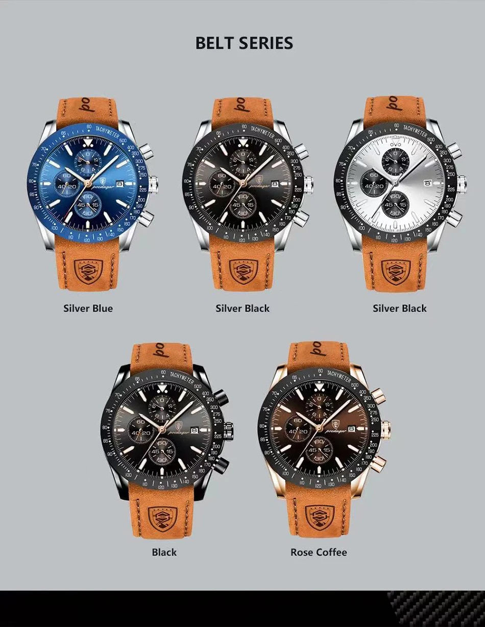 Ragnar Chrono Watch – 2024 Sport, Waterproof & Silicone Strap
