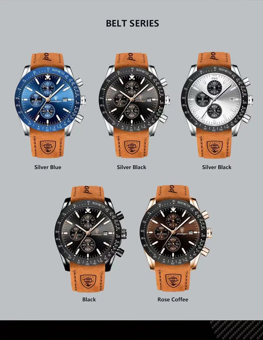 Ragnar Chrono Watch – 2024 Sport, Waterproof & Silicone Strap