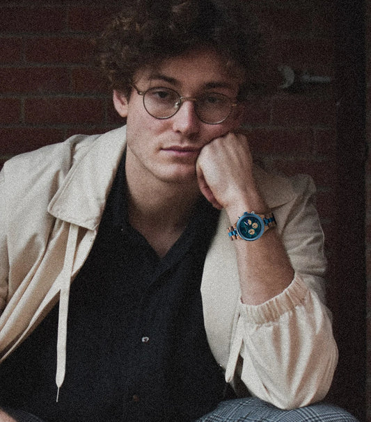 Diomedes Wooden Watch – Luxury Chronograph, Military Quartz Precision
