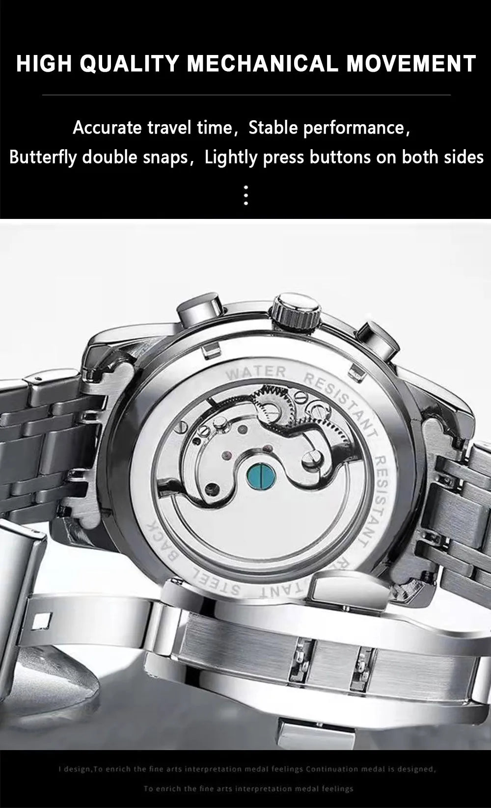 Augustus Tourbillon Watch – Luxury Automatic, Waterproof & Steel Precision
