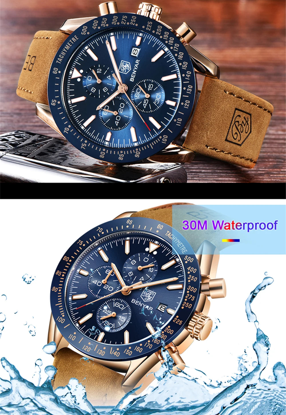 Maximus Chrono Watch – Military Sport Design, Waterproof & Silicone Strap
