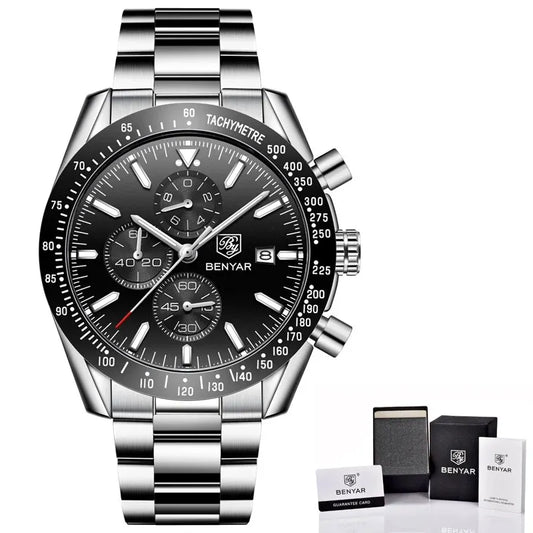 Maximus Chrono Watch – Military Sport Design, Waterproof & Silicone Strap