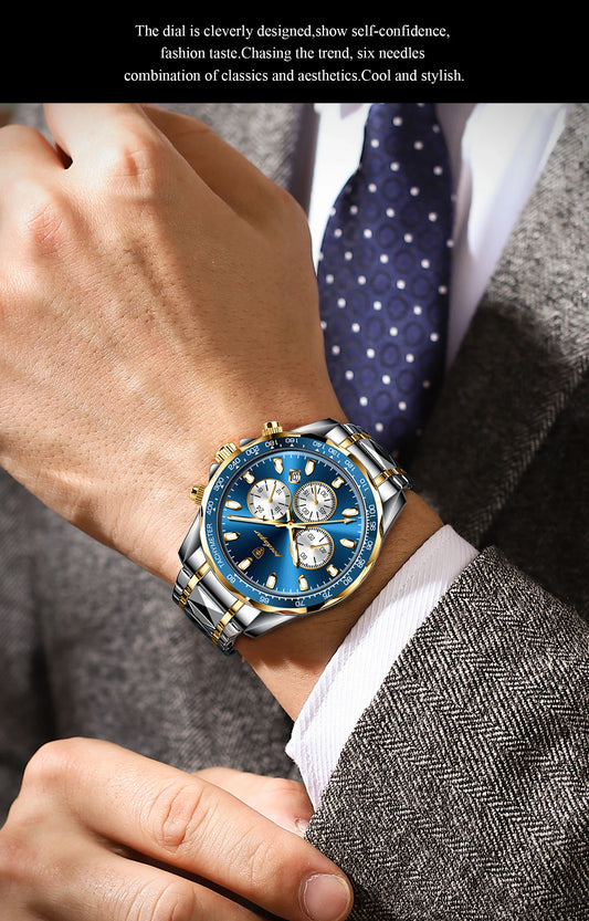 Severus Edelstahl Herren Uhr