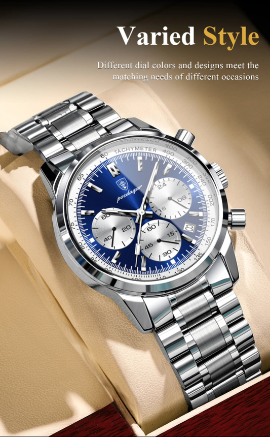Atlas Luxury Herren Uhr Chronograph