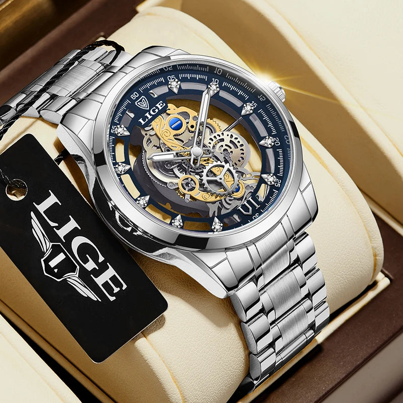 Aurelius Automatic Watch – Luxury Design, Luminous Dial & Waterproof Precision