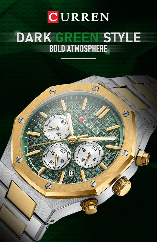 Valerius Chrono Watch – 6-Hand Precision, Military Style & Luxury Design
