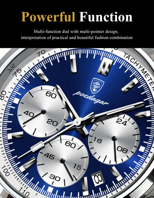 Atlas Luxury Herren Uhr Chronograph
