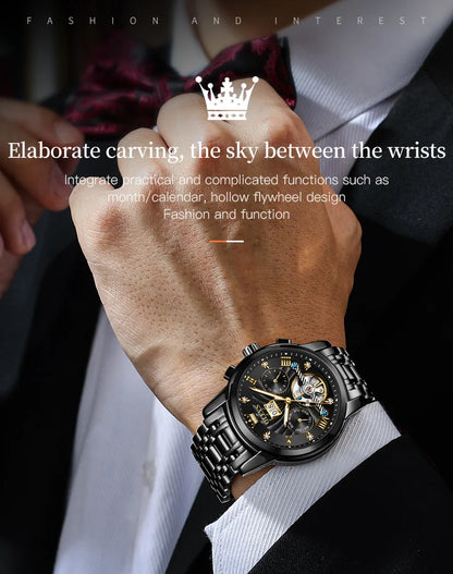 Helios Full Automatic Multi-function Herren Uhr