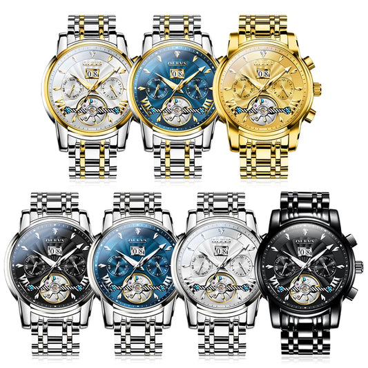 Ptolemy Mechanical Watch – Hollow Design, Moonphase & Luminous Precision