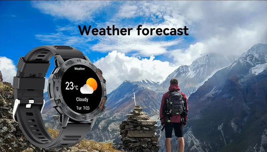 1.39" Bluetooth Smartwatch für Männer – Fitness, Herzfrequenz, Gesundheitsmonitoring, Android & IOS.