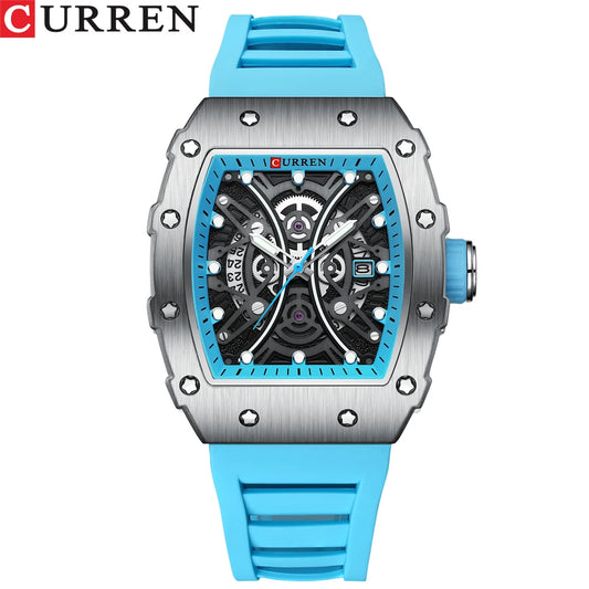Euripides 3D Watch – Creative Design, Waterproof & Silicone Strap