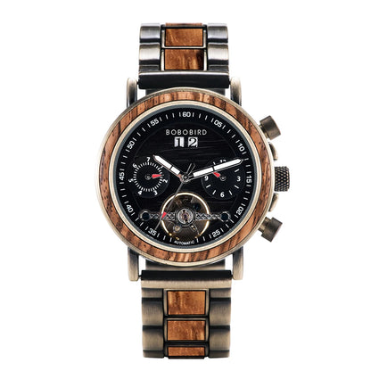 Lycurgus Wooden Watch – Automatic, Waterproof & Business-Class Design