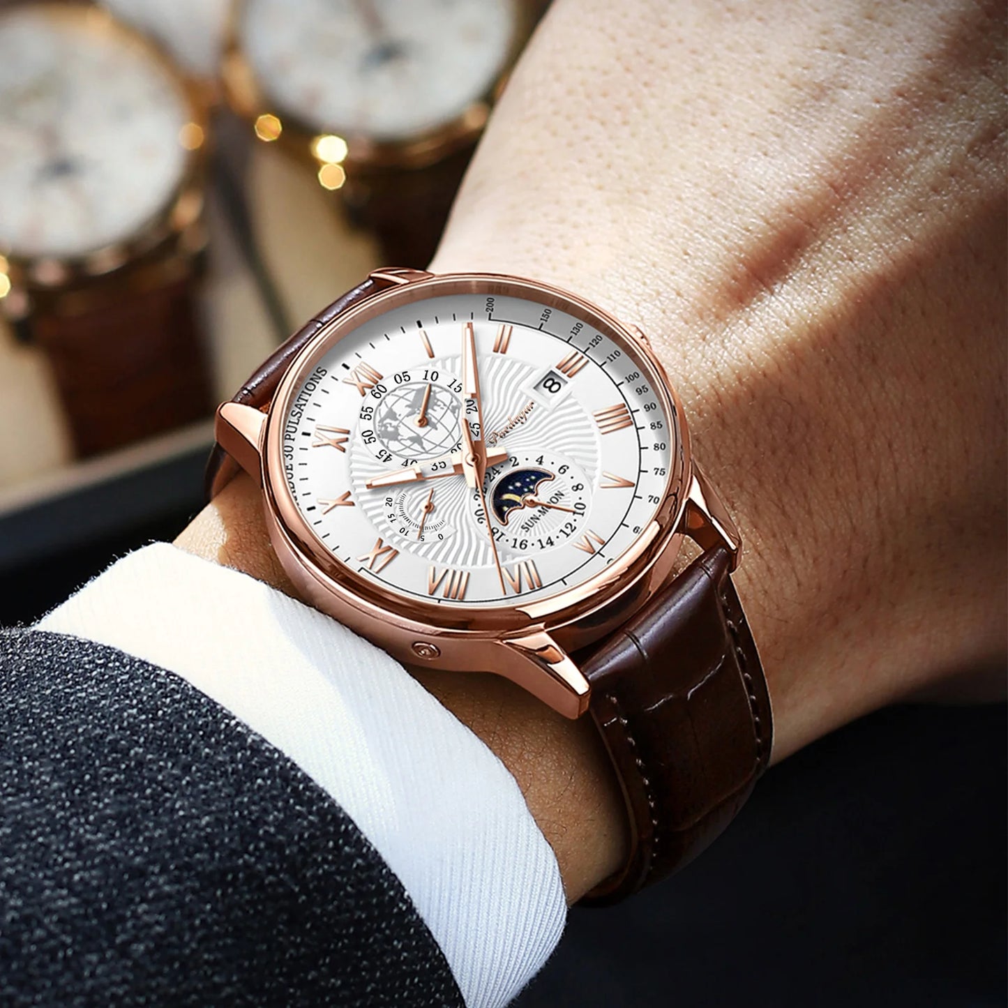 Commodus Stilvolle Herren Uhr