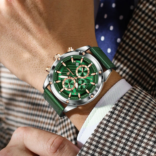 Maximus Herren Uhr aus Leder
