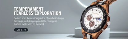Nero Automatic Luxus Uhr aus Holz