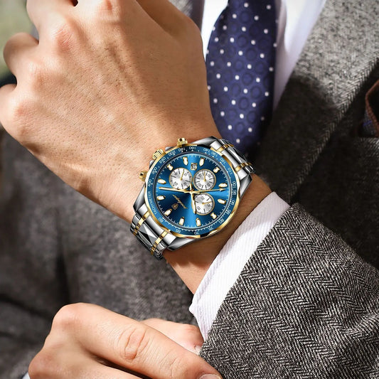 Severus Edelstahl Herren Uhr