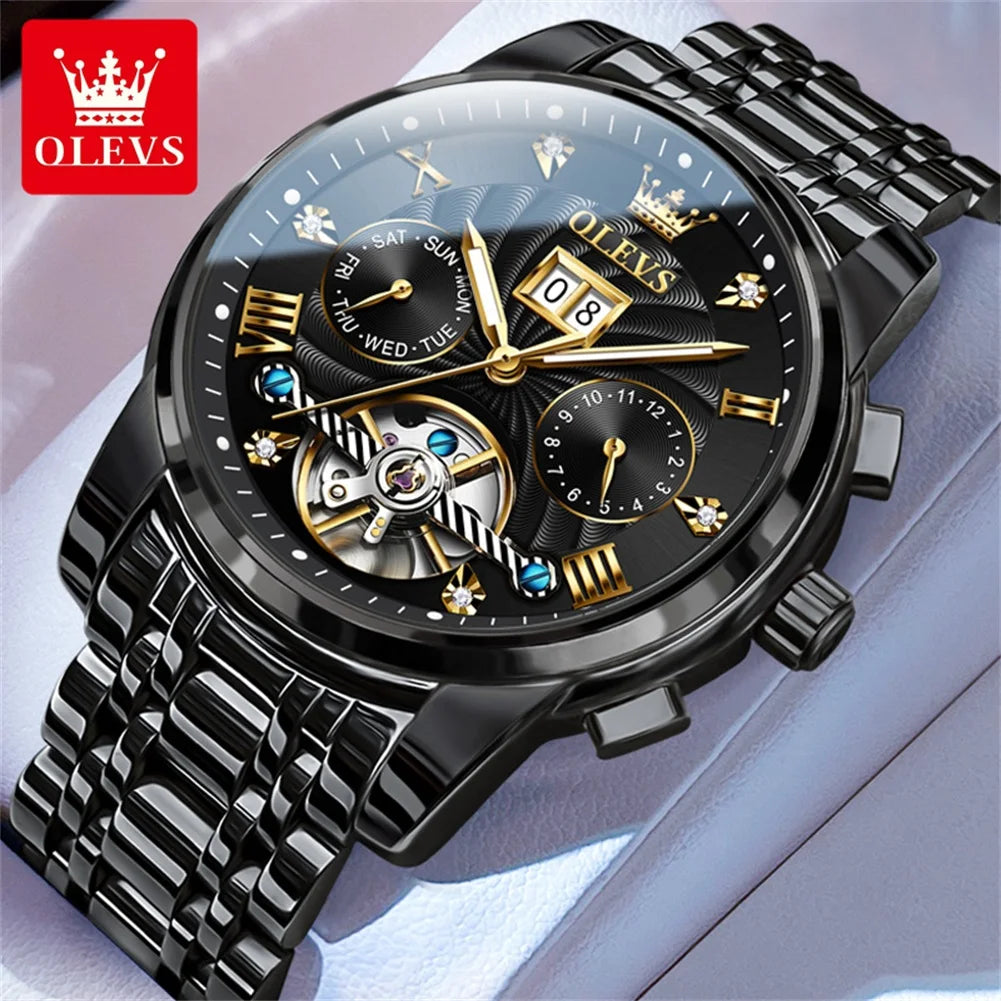 Helios Full Automatic Multi-function Herren Uhr