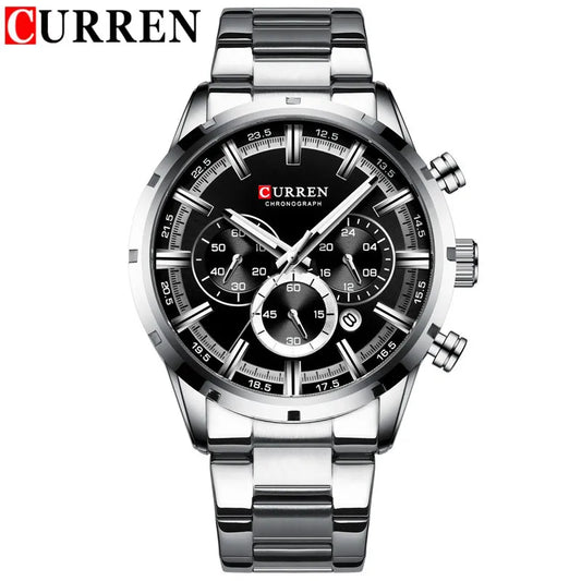Brutus Chrono Watch – Military Sport, Waterproof & Blue Steel Design