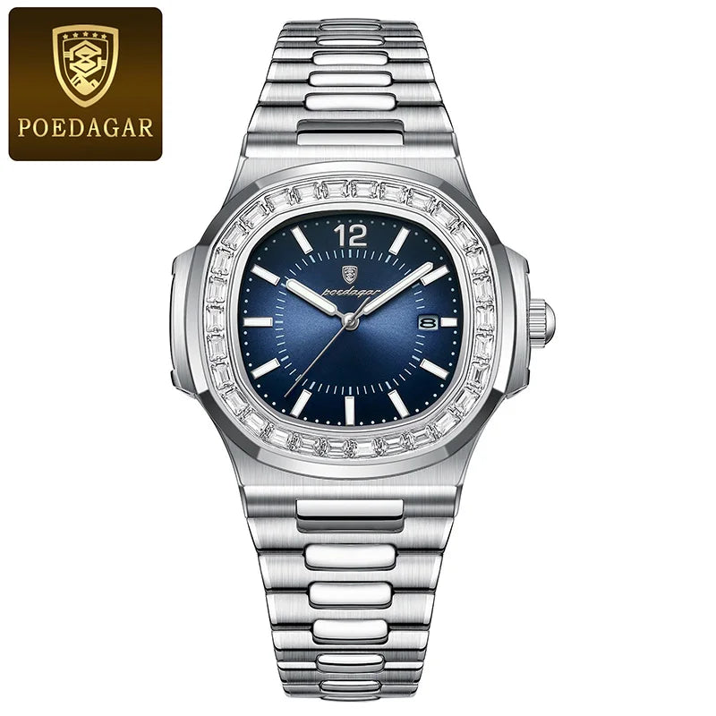 Hermes Luxus Edel Uhr aus Edelstahl
