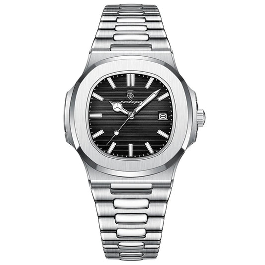 Hermes Luxus Edel Uhr aus Edelstahl
