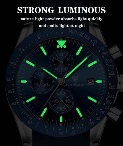 Ragnar Chrono Watch – 2024 Sport, Waterproof & Silicone Strap