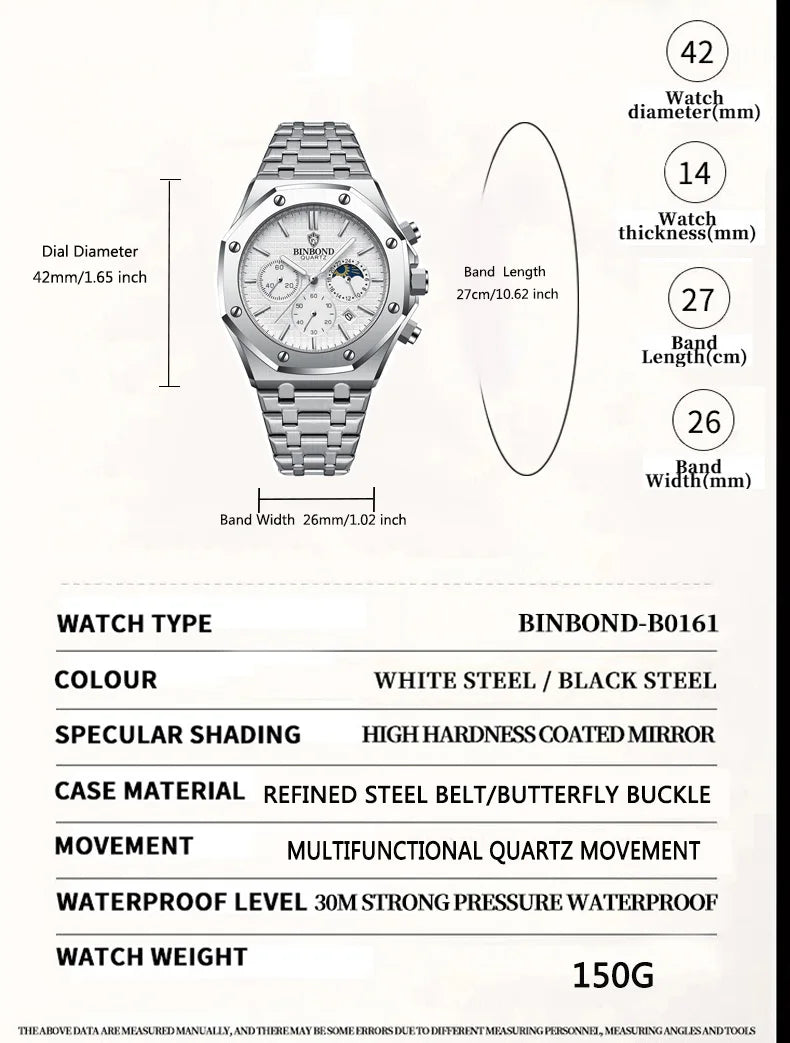 Apollo Granit Herren Uhr