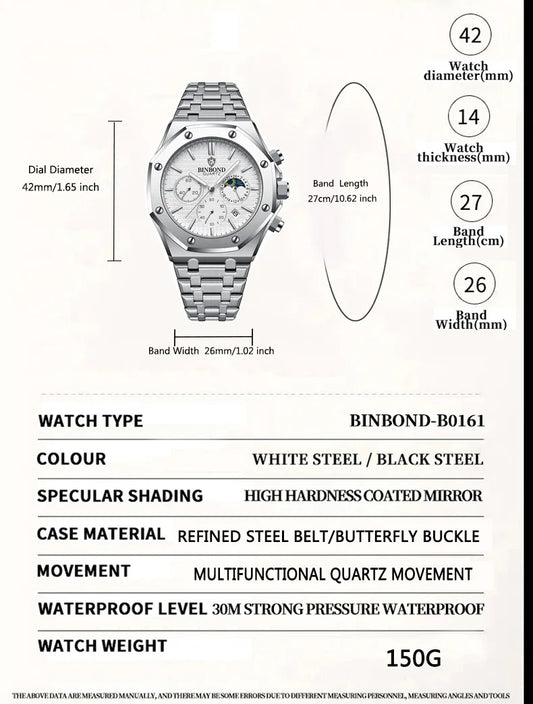 Apollo Granit Herren Uhr