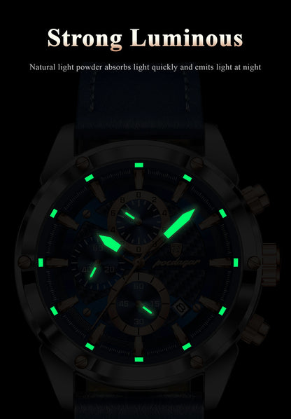 Maximus Herren Uhr aus Leder