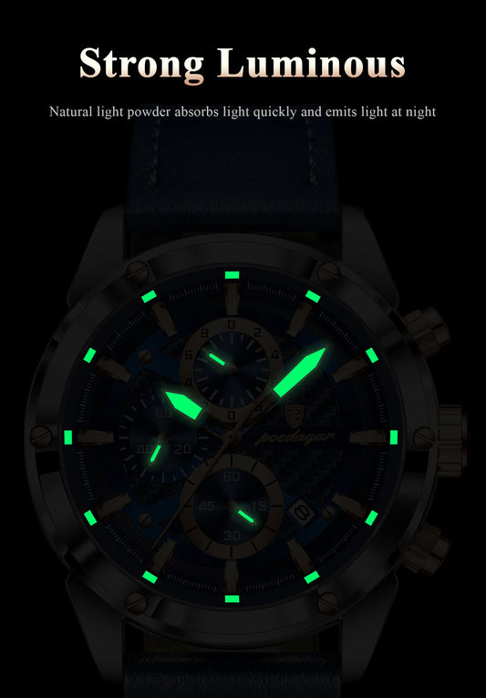 Maximus Herren Uhr aus Leder