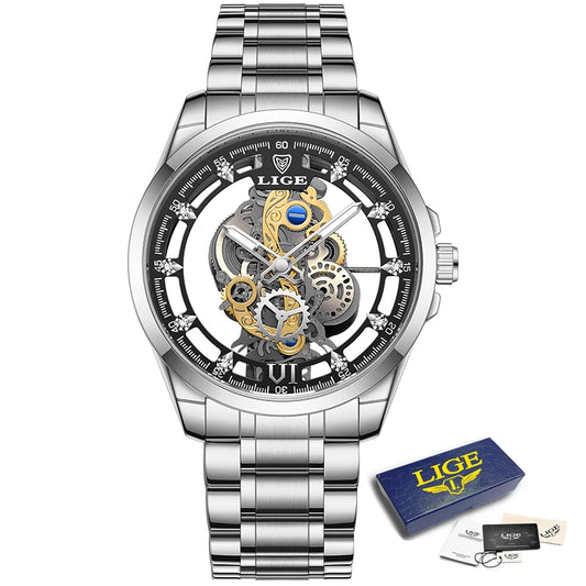 Aurelius Automatic Watch – Luxury Design, Luminous Dial & Waterproof Precision