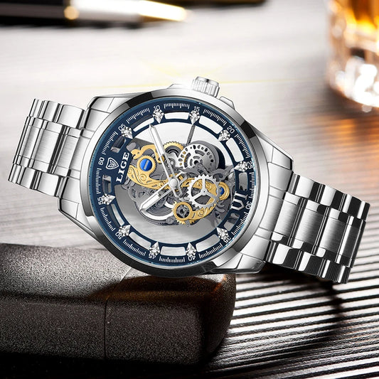 Aurelius Automatic Watch – Luxury Design, Luminous Dial & Waterproof Precision