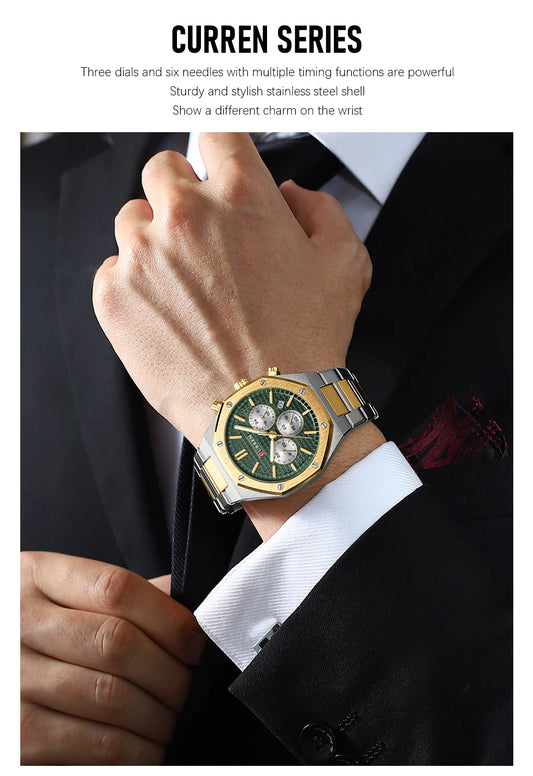 Valerius Chrono Watch – 6-Hand Precision, Military Style & Luxury Design