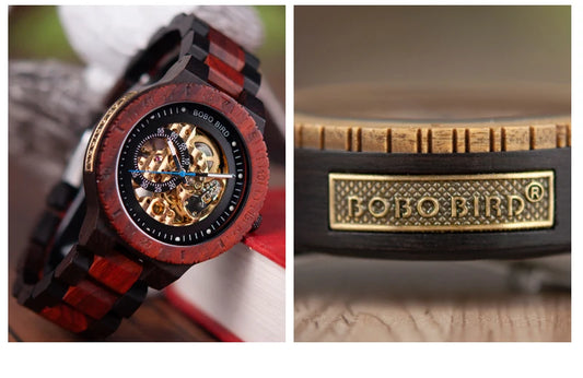 Nero Automatic Luxus Uhr aus Holz