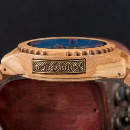 Solon Wooden Watch – Luxury Automatic Mechanical Timepiece